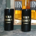 war horn whisky glass