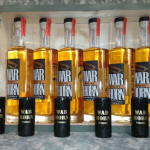 war horn whisky with ceramic shooters